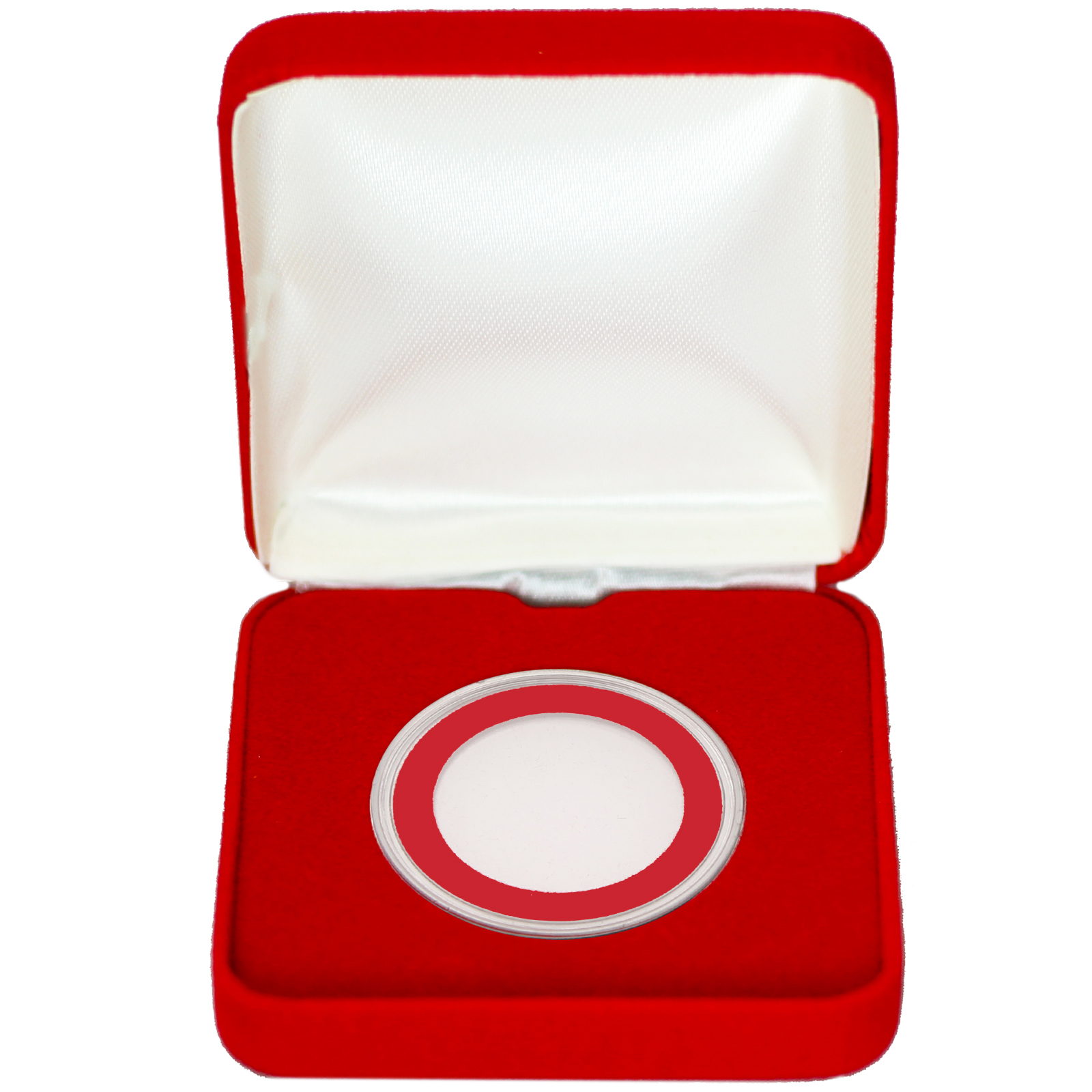 Red Clamshell Box - Plain Insert - Product Packaging [Add $2.75]